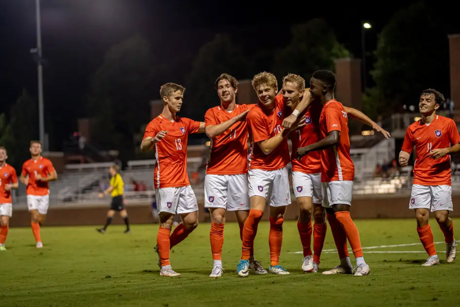 team celebrating